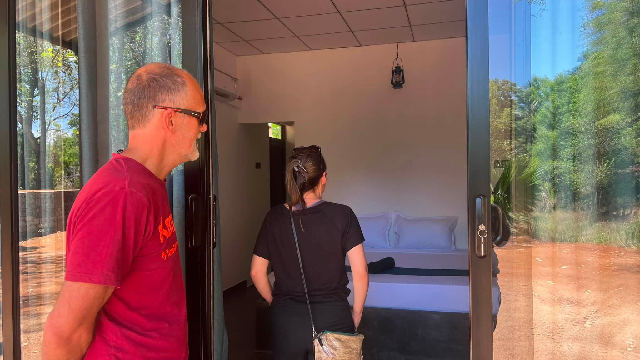 Guest room entrance